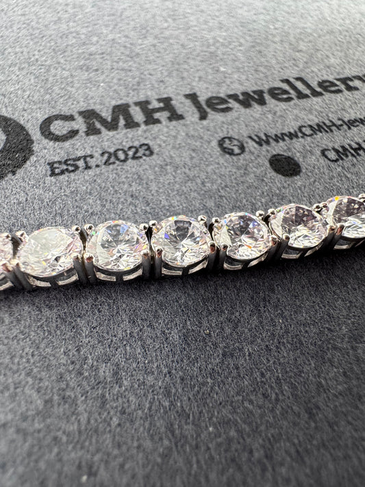 Sterling Silver CZ Tennis Bracelets 6mm