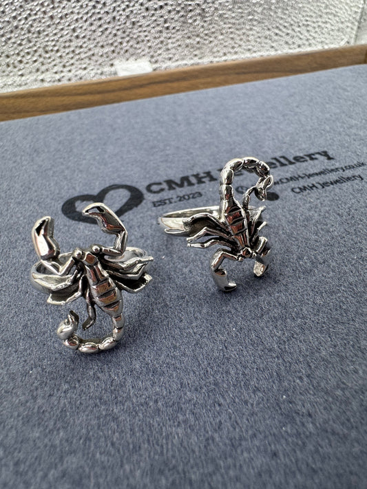 Sterling Silver Small Scorpion Ring