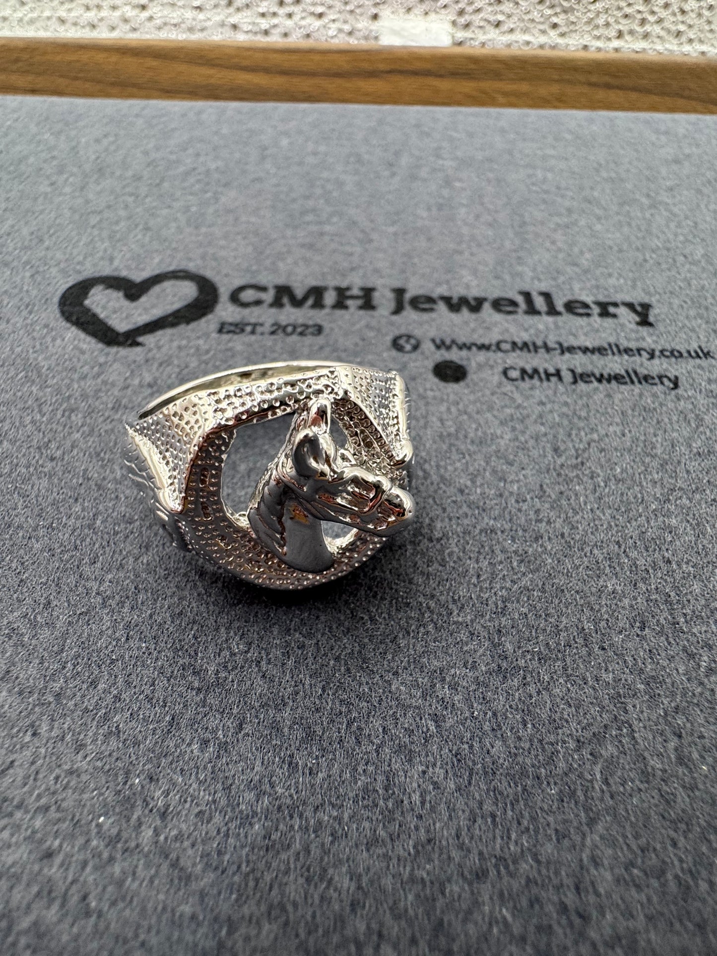 Sterling Silver Horse Head Ring