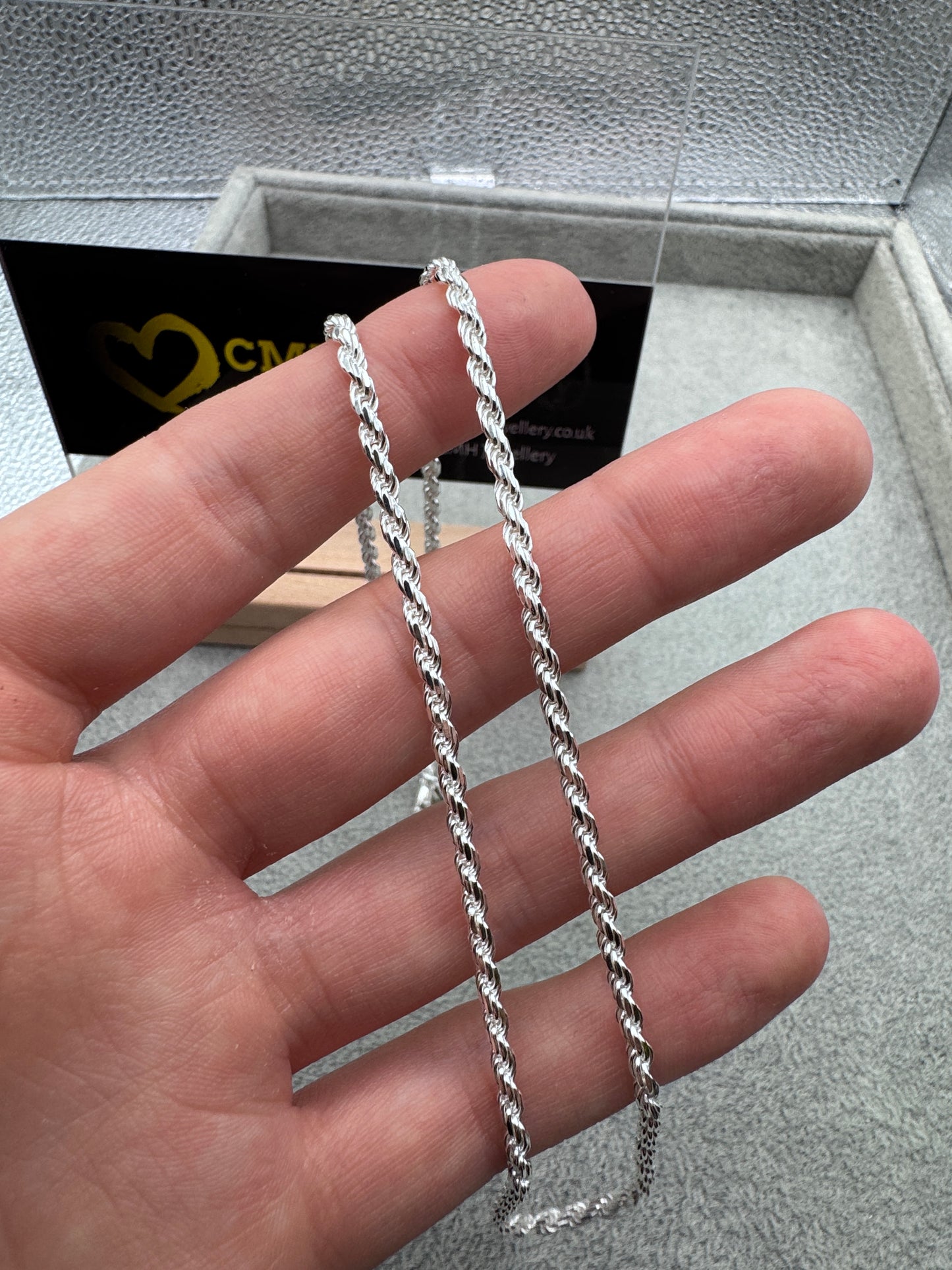 Sterling Silver Rope Chain 3mm