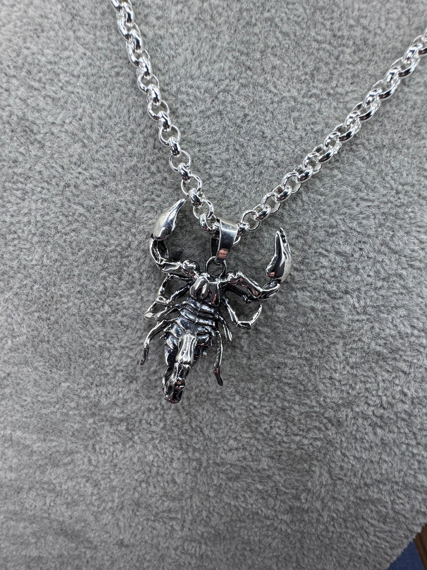 Sterling Silver Scorpion Pendant