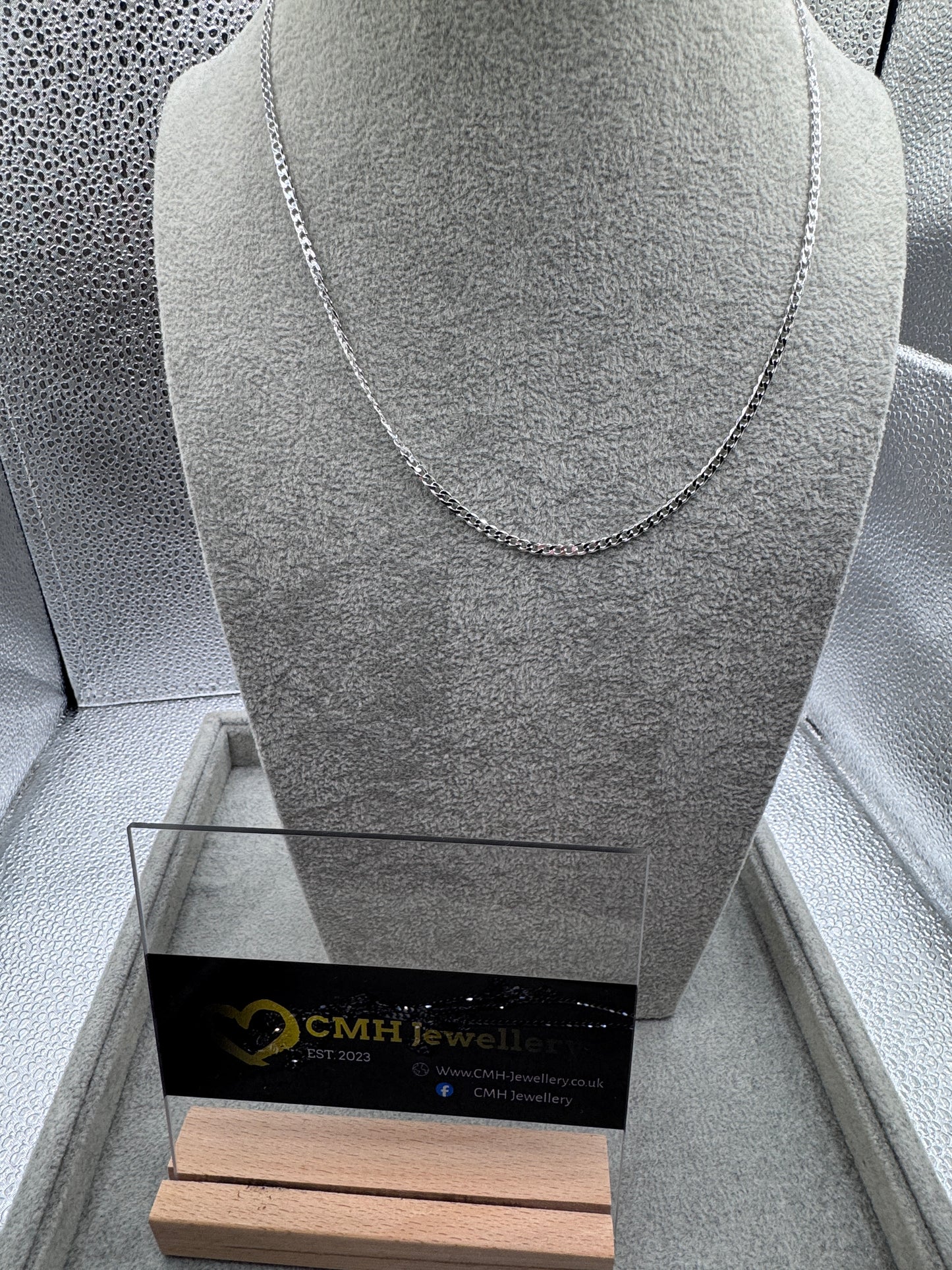 Sterling Silver Micro Curb Chain 3mm