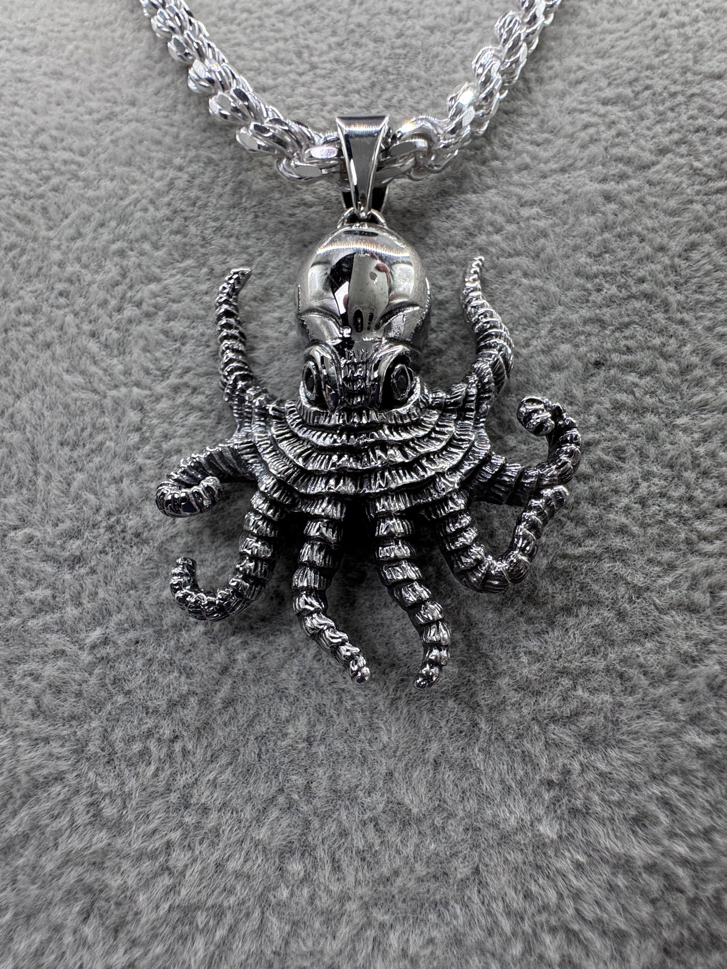 Sterling Silver Octopus Pendant 🐙