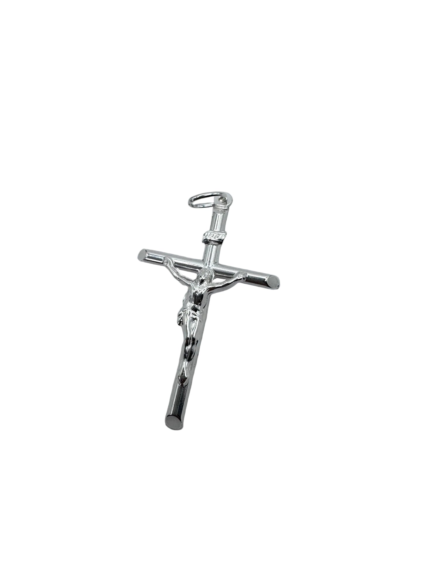 Sterling Silver Crucifix Pendant 47.5mm
