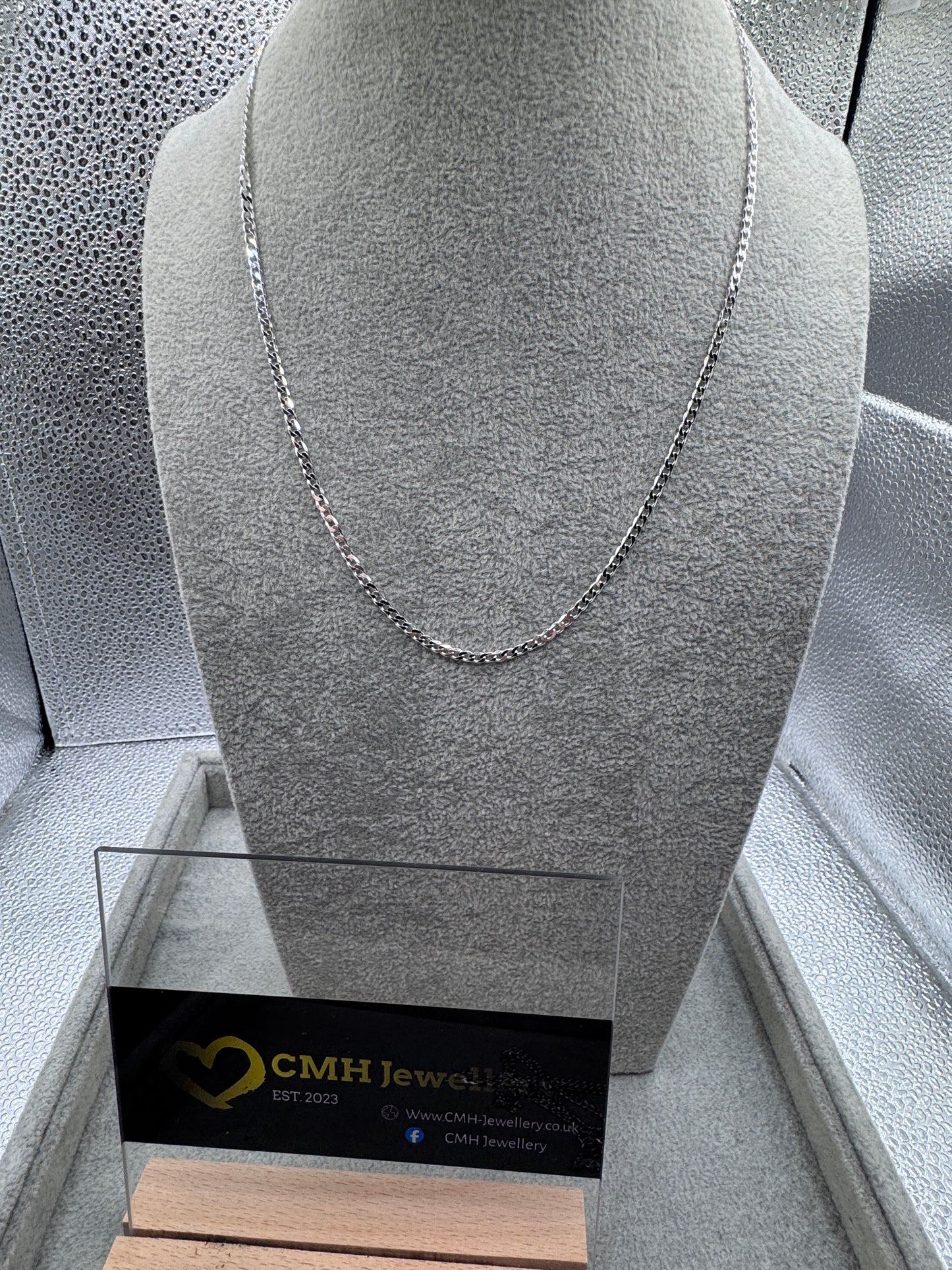 Sterling Silver Micro Curb Chain 3mm