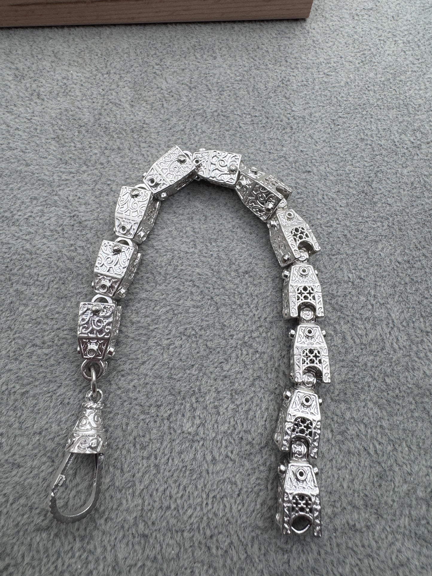 Sterling Silver Lego bracelet 11.5mm