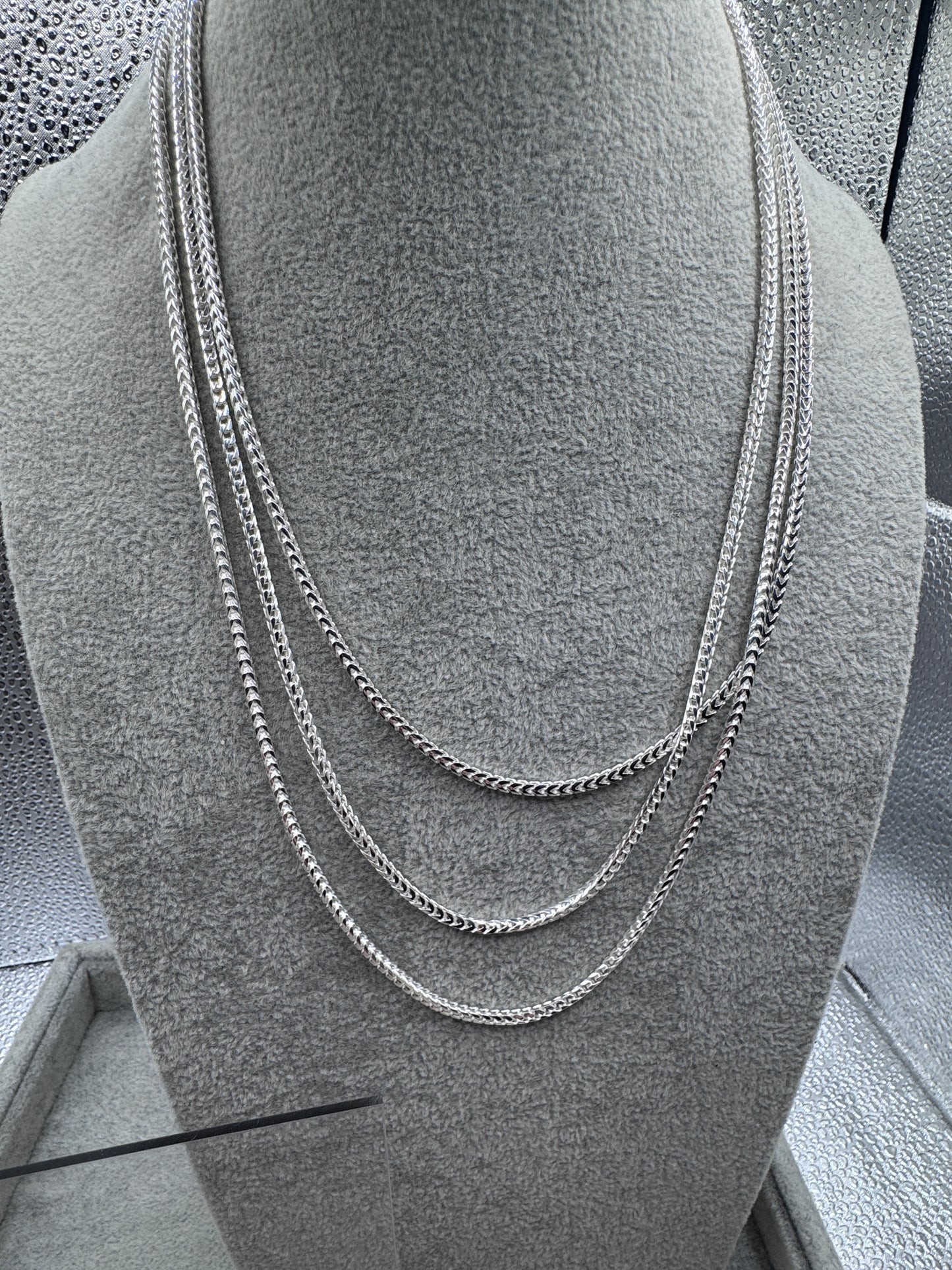 Sterling Silver Franco Chain 3mm