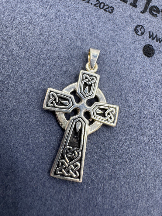 Sterling Silver Small Celtic Cross Pendant