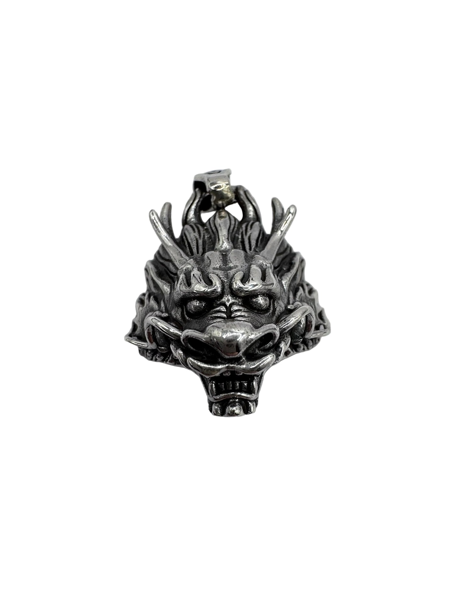 Sterling Silver Dragon Head Pendant 🐲