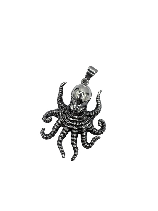 Sterling Silver Octopus Pendant 🐙