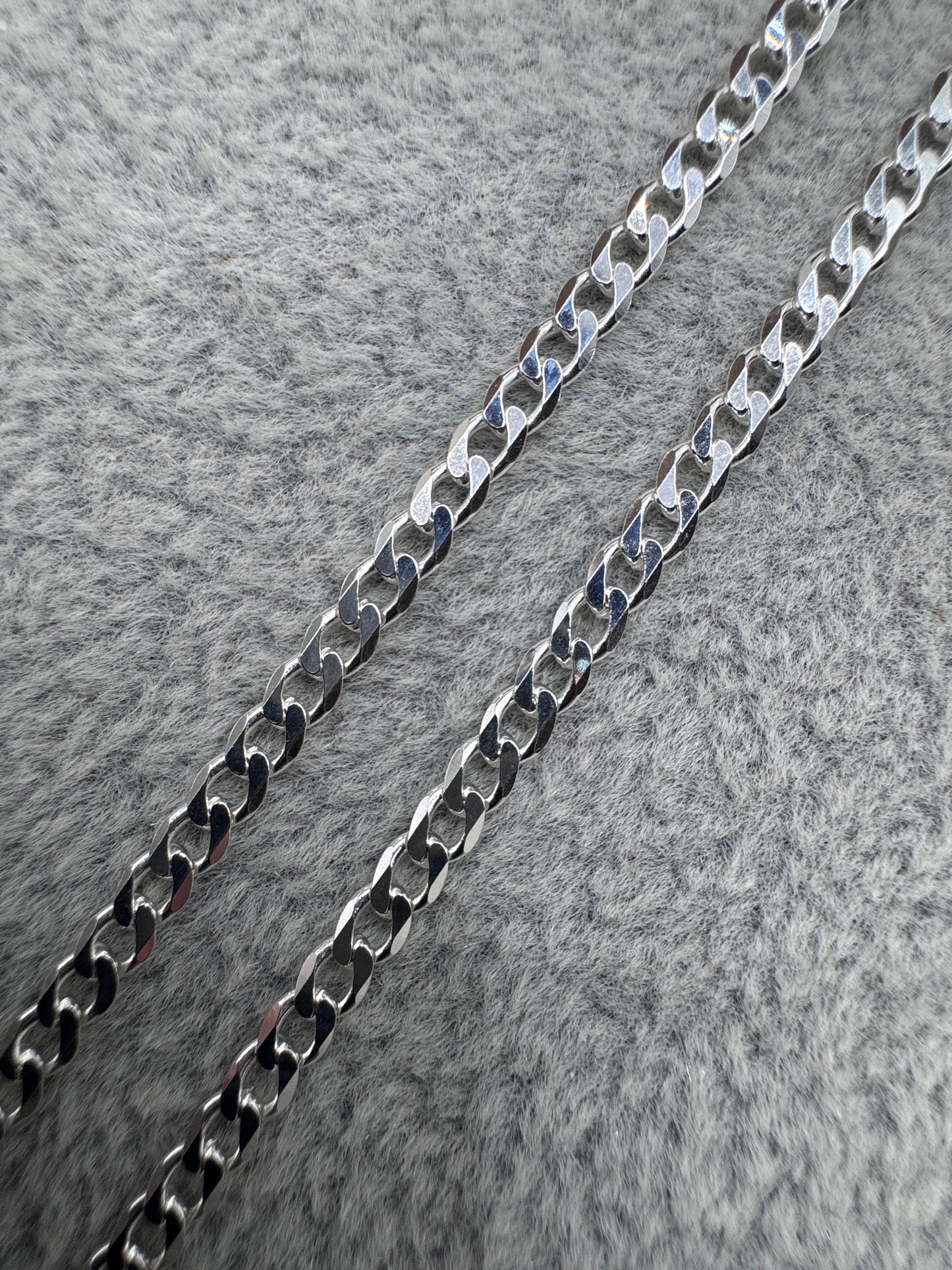 Sterling Silver Micro Curb Chain 3mm