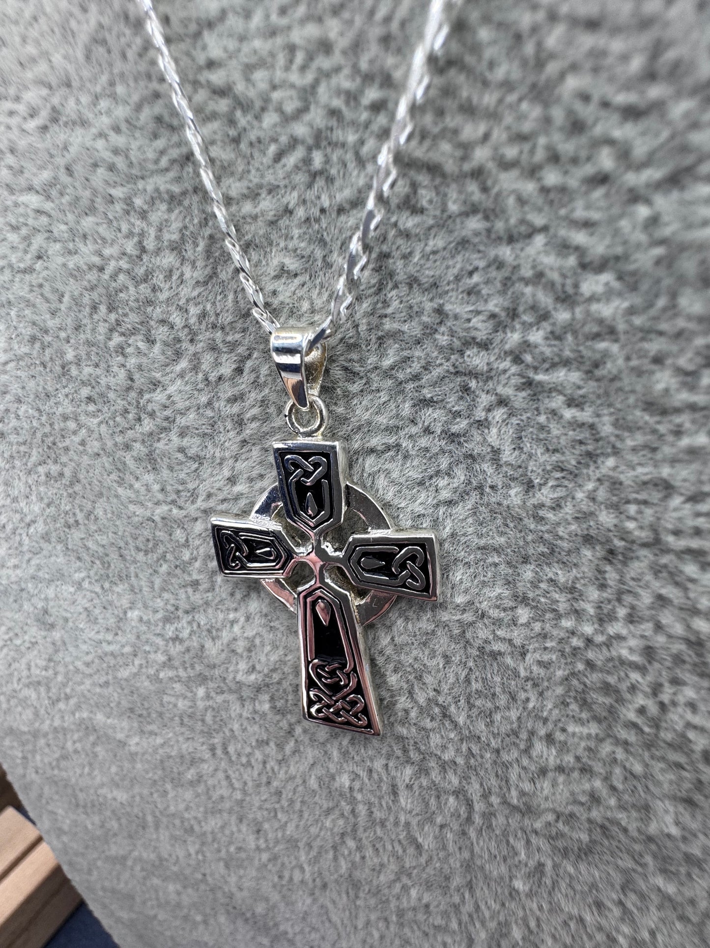 Sterling Silver Small Celtic Cross Pendant