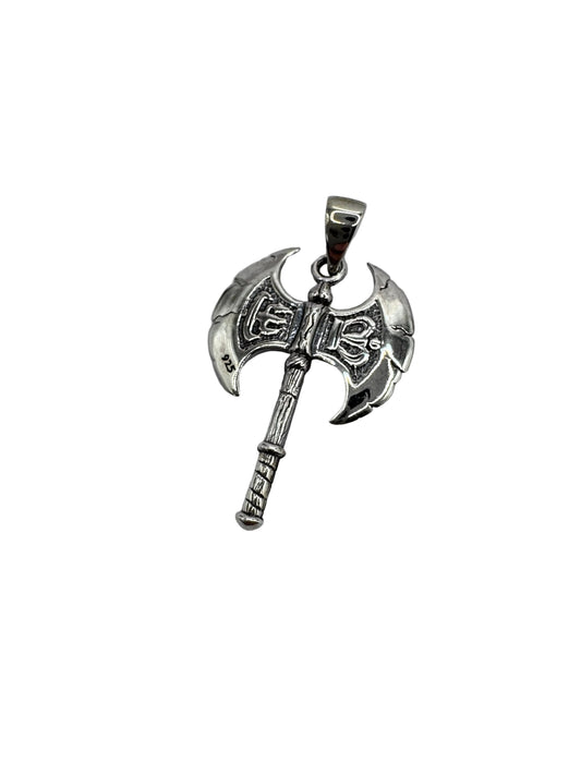 Sterling Silver Axe Pendant