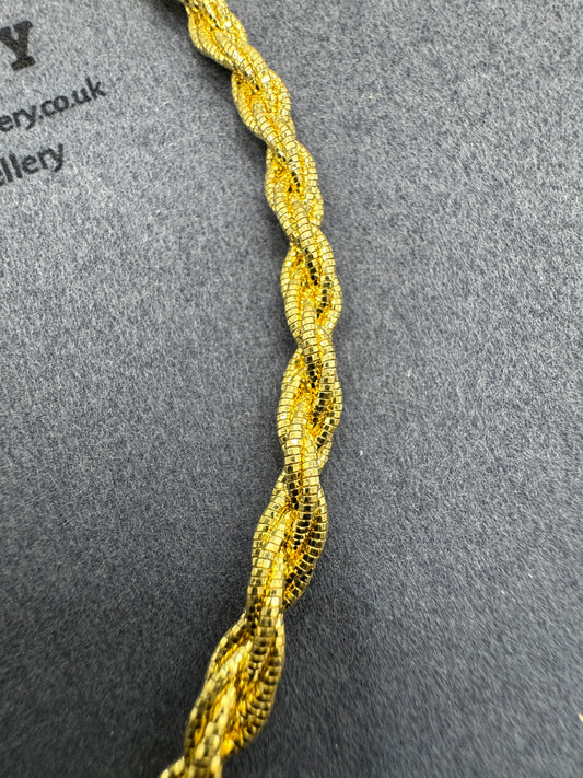 GP Sterling Silver 'Disco' Rope Chain Necklace 5.5mm