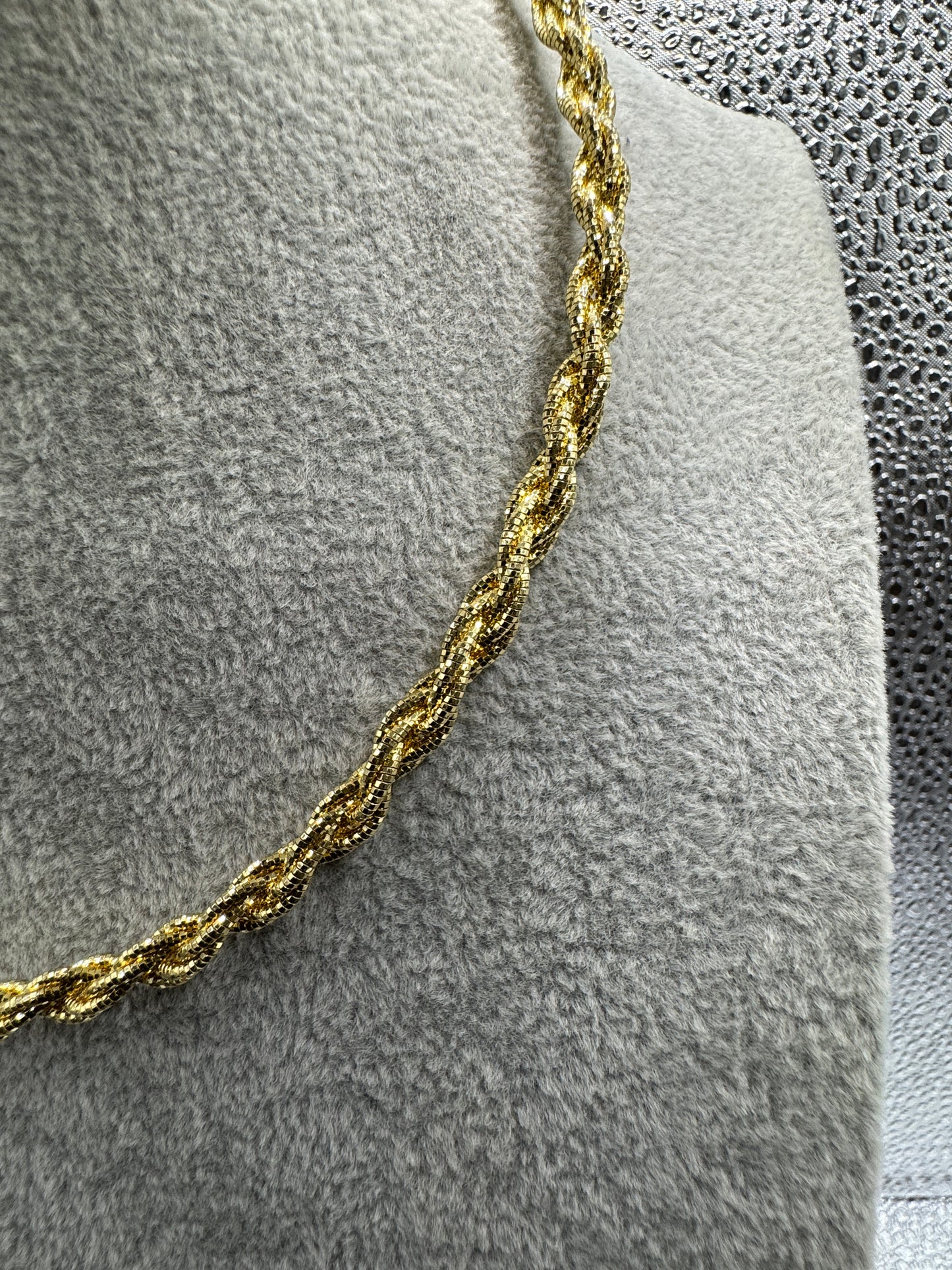 GP Sterling Silver 'Disco' Rope Chain Necklace 5.5mm