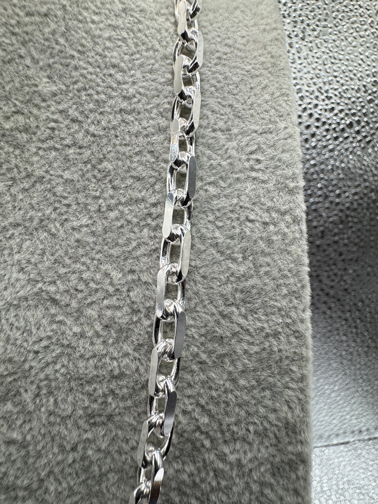 Sterling Silver Diamond Cut Belcher Chain 5.5mm